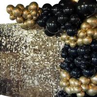 GOLD 8'x8' Shimmer Wall for Rental