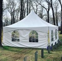 20'X20' TENT: COMES WITH ALL WALLS & LABOUR CHARGES INCLUDED
