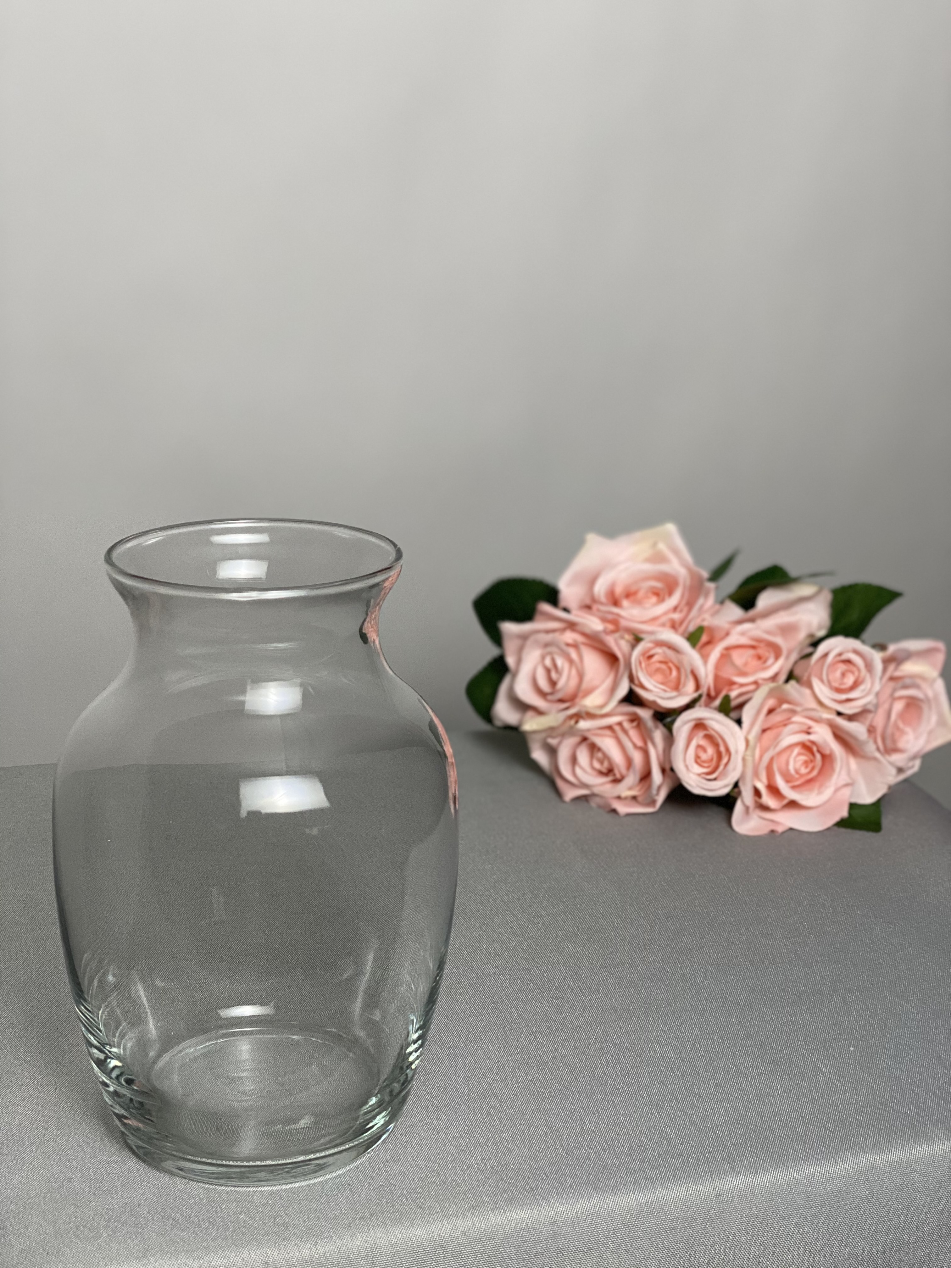 Clear Large Vase