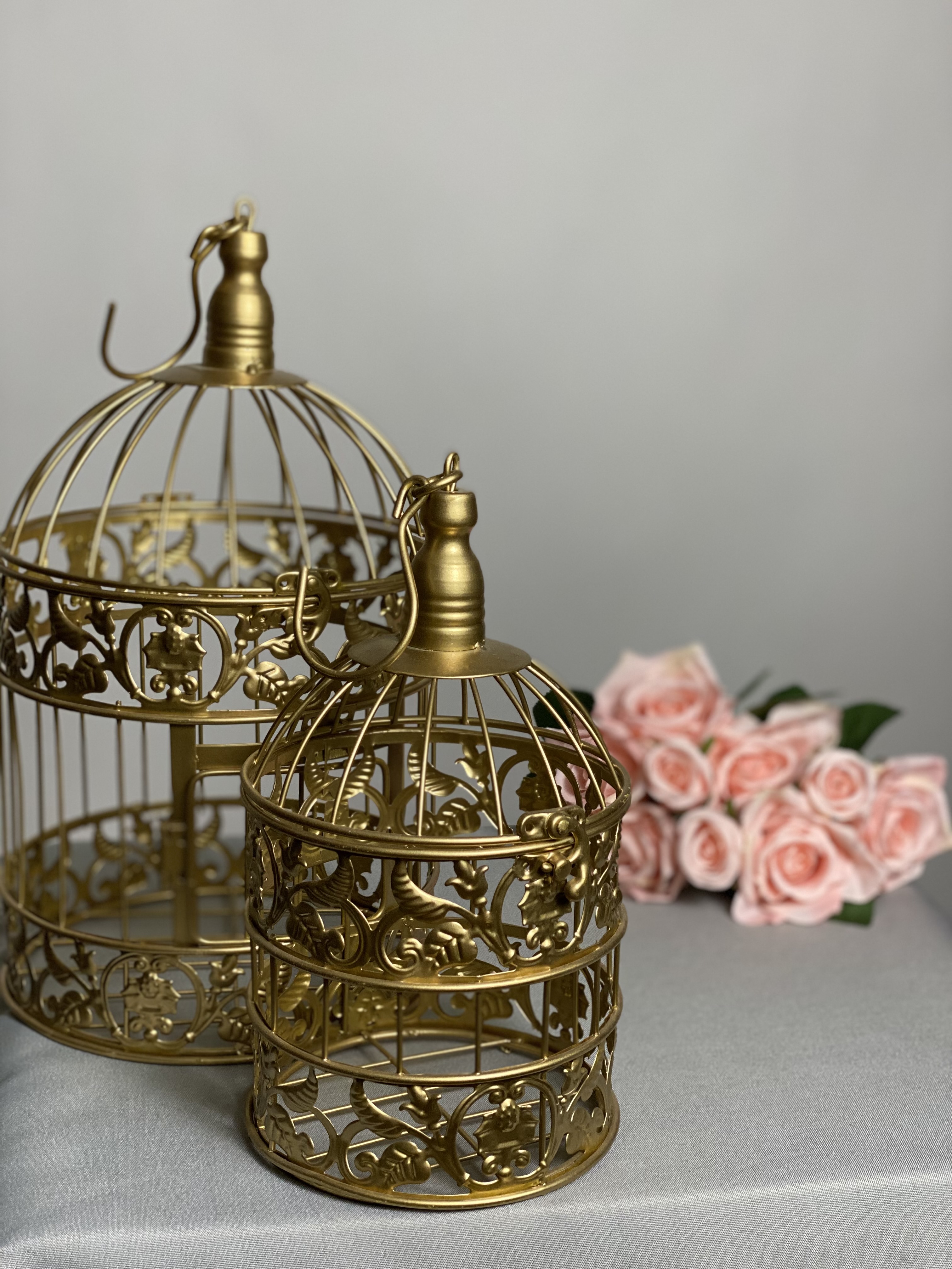 Gold Bird Cages