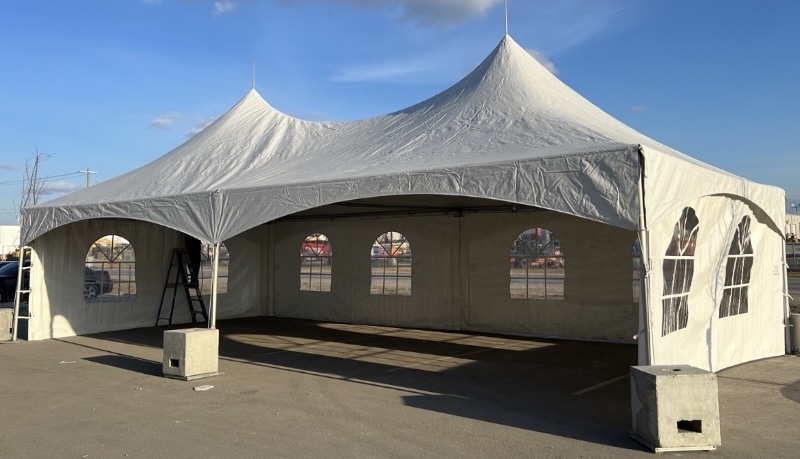 20'X40' MARQUEE TENT: COMES WITH ALL WALLS & LABOUR CHARGES INCLUDED