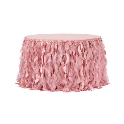 Dusty Pink Curly Willow Skirt