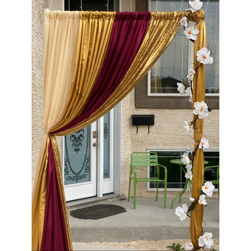 Front Entrance Draping Design 8
