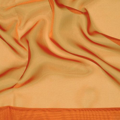 Orange Sheer Voile 