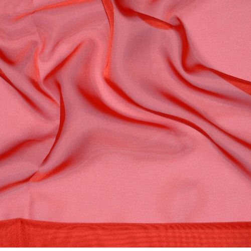 Red Sheer Voile 